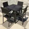 Leisure Apartment Hotel Living Room Outdoor Modern Aluminum Folding Garden Chairs Set Waterproof