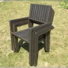 Leisure Apartment Hotel Living Room Outdoor Modern Aluminum Folding Garden Chairs Set Waterproof