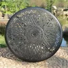 Lion Head Cast Aluminum Durable Pedestal Table-Royal Garden Outdoor Furniture for Villa Apartment Hotel