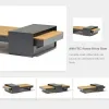 Luxurious Modern Durable Eco-Friendly Waterproof Outdoor L-Shaped Aluminum Sofa Set for Farmhouse Hotel Courtyard Villa