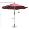 Luxury Aluminum Cantilever Garden Parasol with Modern Design Waterproof Eco-Friendly Outdoor Umbrella Canopy for Patio Furniture