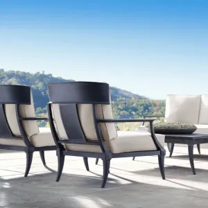 Luxury Aluminum Garden Sofa Set with Waterproof Cushions-Modern Design for Outdoor Use in Villa Hotel Resort