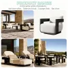 Luxury Aluminum Hotel Villa Courtyard Outdoor Lounge Chairs Pool Set Modern Design UV Resistant Eco-Friendly