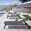 Luxury Aluminum Hotel Villa Outdoor Lounge Chairs Pool Set Modern Design UV Resistant Eco-Friendly Waterproof Swimming Pool