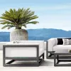 Luxury Deep Seating Aluminum Sofa Set Outdoor Patio