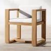 Luxury Grade a Teak Wood Outdoor Dining Set 8 Seater Rectangular Table and Chairs for Star Hotel Garden and Resort Patio