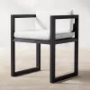 Luxury Modern Aluminum Alloy Durable Outdoor Dining Set Waterproof UV-Resistant Cushioned Table Chairs for Hotels Gardens