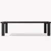 Luxury Modern Aluminum Alloy Outdoor Dining Set Waterproof Fabric Cushions-Durable UV-Resistant Table Chairs Hotels Gardens