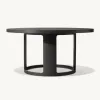 Luxury Modern Aluminum Alloy Outdoor Dining Set for Hotel Villa Garden Patio-Waterproof Table and Chairs