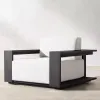 Luxury Modern Aluminum Outdoor Sofa Set for Courtyard Patio Backyard Living Room-Durable Weather Resistant Furniture