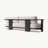 Luxury Modern Aluminum Outdoor Sofa Set for Courtyard Patio Backyard Living Room-Durable Waterproof
