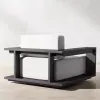 Luxury Modern Aluminum Outdoor Sofa Set-Waterproof Durable Eco-Friendly Patio Furniture for Living Room Hotel Villa Use