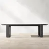 Luxury Modern Durable Aluminum Alloy Outdoor Dining Set for Hotel Villa Garden Patio-Waterproof UV-Resistant Table and Chairs