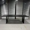 Luxury Modern Durable Aluminum Alloy Outdoor Dining Set for Hotel Villa Courtyard Garden Patio-Waterproof Table and Chairs