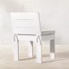 Luxury Modern Durable Aluminum Alloy Weather Resistant Outdoor Dining Set for Hotel Villa Garden Patio-Waterproof Table Chairs