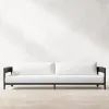 Luxury Modern Outdoor Sofa Set with Aluminum Frame for Courtyard Patio Backyard Living Room-Durable Weather Resistant Furniture