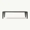 Luxury Modern Patio Aluminum Alloy Dining Table Set 6 8 Seater Weatherproof Outdoor Garden Furniture for Hotel Villa