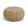 Luxury Modern Strong Wicker Rattan Outdoor Sofa Set for Villa Apartment Living Room Waterproof Cushions Eco-Friendly Durable