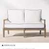 Luxury Modern Teak Eco-Friendly Waterproof Outdoor Garden Sofa Set for Courtyard Hotel Villa Use