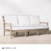Luxury Modern Teak Eco-Friendly Waterproof Outdoor Garden Sofa Set for Courtyard Hotel Villa Use