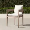 Luxury Modern Teak Outdoor Dining Set with Waterproof Cushions Durable UV-Resistant 2-3 Year Warranty