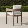 Luxury Modern Teak Outdoor Dining Set with Waterproof Cushions Durable UV-Resistant 2-3 Year Warranty