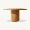 Luxury Modern Teak Outdoor Dining Set for Courtyard Villa Patio-Durable Weather Resistant Dining Chairs