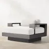 Luxury Modern Waterproof Deep Seating Aluminum Sofa Set 4-Piece Outdoor Patio for Hotel Villa Garden Use