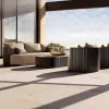 Luxury Modern Waterproof Durable Aluminum Outdoor Sofa Set for Courtyard Patio Backyard Villa Living Room Furniture