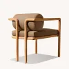 Luxury Solid Teak Wood Patio Dining Set Weatherproof Garden Furniture for High-end Resort and Private Estate Dining Area