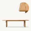 Luxury Solid Teak Wood Patio Dining Set Weatherproof Garden Furniture for High-end Resort and Private Estate Dining Area