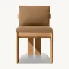 MANDELA Teak Modern Outdoor Dining Set for Villa Courtyard-Durable Waterproof Cushions Quick-Dry UV-Resistant Finish Customized