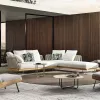 Mandela Modern Teak Outdoor Dining Garden Sofa Set-Waterproof Durable Eco-Friendly for Leisure Beach Use