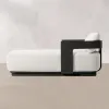 Minimalist Aluminum UV Resistant Eco-Friendly Outdoor Sun Lounger Modern Hotel Pool Recliner High-End Villa Garden Courtyard