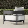 Minimalist Black Aluminum Patio Sofa Set Modern Outdoor Garden Furniture for Luxury Resort and Villa