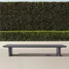 Minimalist Black Aluminum Patio Sofa Set Modern Outdoor Garden Furniture for Luxury Resort and Villa