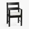 Modern Aluminum Alloy Waterproof Outdoor Dining Chairs and Table Set for Hotels Villas Gardens Courtyards Resorts