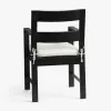 Modern Aluminum Alloy Waterproof Outdoor Dining Chairs and Table Set for Hotels Villas Gardens Courtyards Resorts