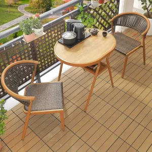 Modern Aluminum Balcony Table 2 Chairs Set for Apartment Hotel Living Room Outdoor Use Durable Waterproof Garden Furniture