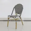 Modern Aluminum Frame PE Wicker Waterproof Durable Patio Chair Set for Villa Courtyard