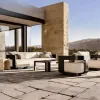 Modern Aluminum Outdoor Sofa Set Quick-Dry Waterproof Cushions-Durable Eco-Friendly UV Resistant for Villa Courtyard Living Room