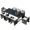 Modern Aluminum Outdoor Sofa Set for Villa Hotel Dining Courtyard Use Durable Waterproof Eco-Friendly Washable Garden Furniture