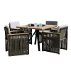 Modern Aluminum Outdoor Sofa Set for Villa Hotel Dining Courtyard Use Durable Waterproof Eco-Friendly Washable Garden Furniture