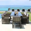 Modern Aluminum Outdoor Sofa Set for Villa Hotel Dining Courtyard Use Durable Waterproof Eco-Friendly Washable Garden Furniture