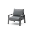 Modern Aluminum Outdoor Sofa Set with Fire Pit Table for Living Room Dining Hotel Use Waterproof Durable Eco-Friendly
