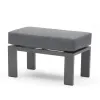 Modern Aluminum Outdoor Sofa Set with Fire Pit Table for Living Room Dining Hotel Use Waterproof Durable Eco-Friendly