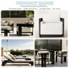Modern Aluminum Outdoor Sofa Set with Waterproof Quick-Dry Cushions-Durable Eco-Friendly for Villa Courtyard Use