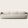 Modern Aluminum Outdoor Sofa Set with Waterproof Cushions-Durable Eco-Friendly for Villa Courtyard Use