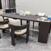 Modern Design Aluminum Alloy Dining Set Durable Waterproof UV-Resistant Outdoor Garden Furniture for Courtyard Hotel Use