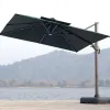 Modern Designer Roman Foldable Waterproof Lightweight Umbrella with Double Canopy for Hotels Hospitals